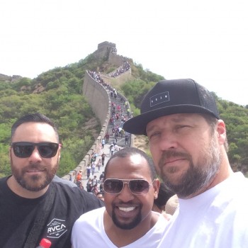 Nate, Foisy, & Klowas at the Great Wall