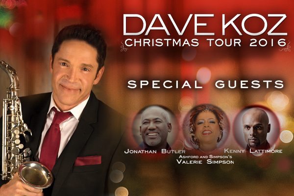 Catch Nathaniel on the Dave Koz & Friends Christmas Tour